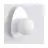 Emibig Wandlamp Ovo Staal Wit | Geschikt voor 1x G9 - Max 8W