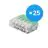Voordeelpak 25x Lasklem Verbindingsstuk | Universeel | 5 Kabels | 0.2-4.0MM