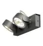 SLV Kalu Dubbel Wand en Plafondlamp Aluminium Zwart 31W 2000lm - 830 Warm Wit | Dimbaar 