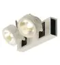 SLV Kalu Dubbel Wand en Plafondlamp Aluminium Wit 31W 2000lm - 830 Warm Wit | Dimbaar 