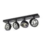 SLV Kalu Spot Aluminium Zwart | Geschikt voor 4x GU10 (AR111) 