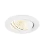 SLV New Tria 68 Spot Aluminium Wit 11W 700lm 60D - 918-930 Dim To Warm | Zaagmaat 68mm -  Beste Kleurweergave