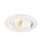 SLV New Tria 68 Spot Aluminium Wit  Rond 11W 700lm 38D - 918-930 Dim To Warm | Zaagmaat 68mm -  Beste Kleurweergave