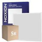 Voordeelpak 5x Noxion LED Paneel Delta Value V5 Backlit 28W 3920lm - 830-840 CCT | 60x60cm - UGR 